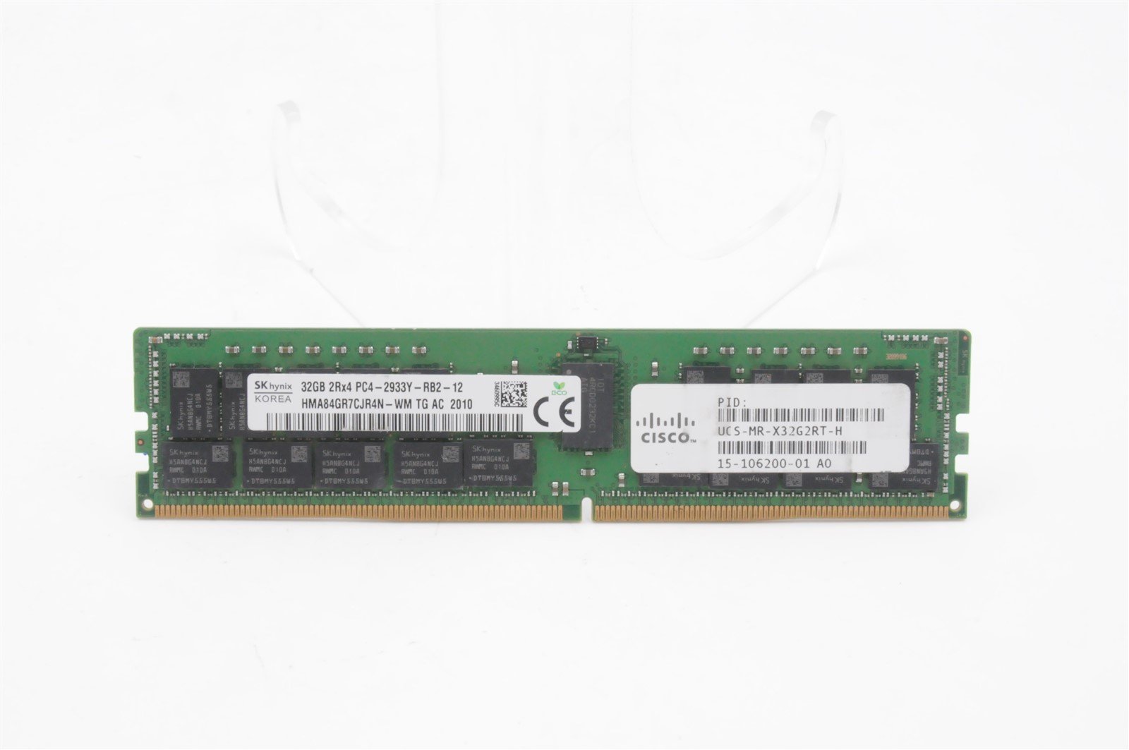 15-106200-01 UCS-MR-X32G2RT-H CISCO 32GB 2RX4 PC4-2933Y MEMORY MODULE (1x32GB)