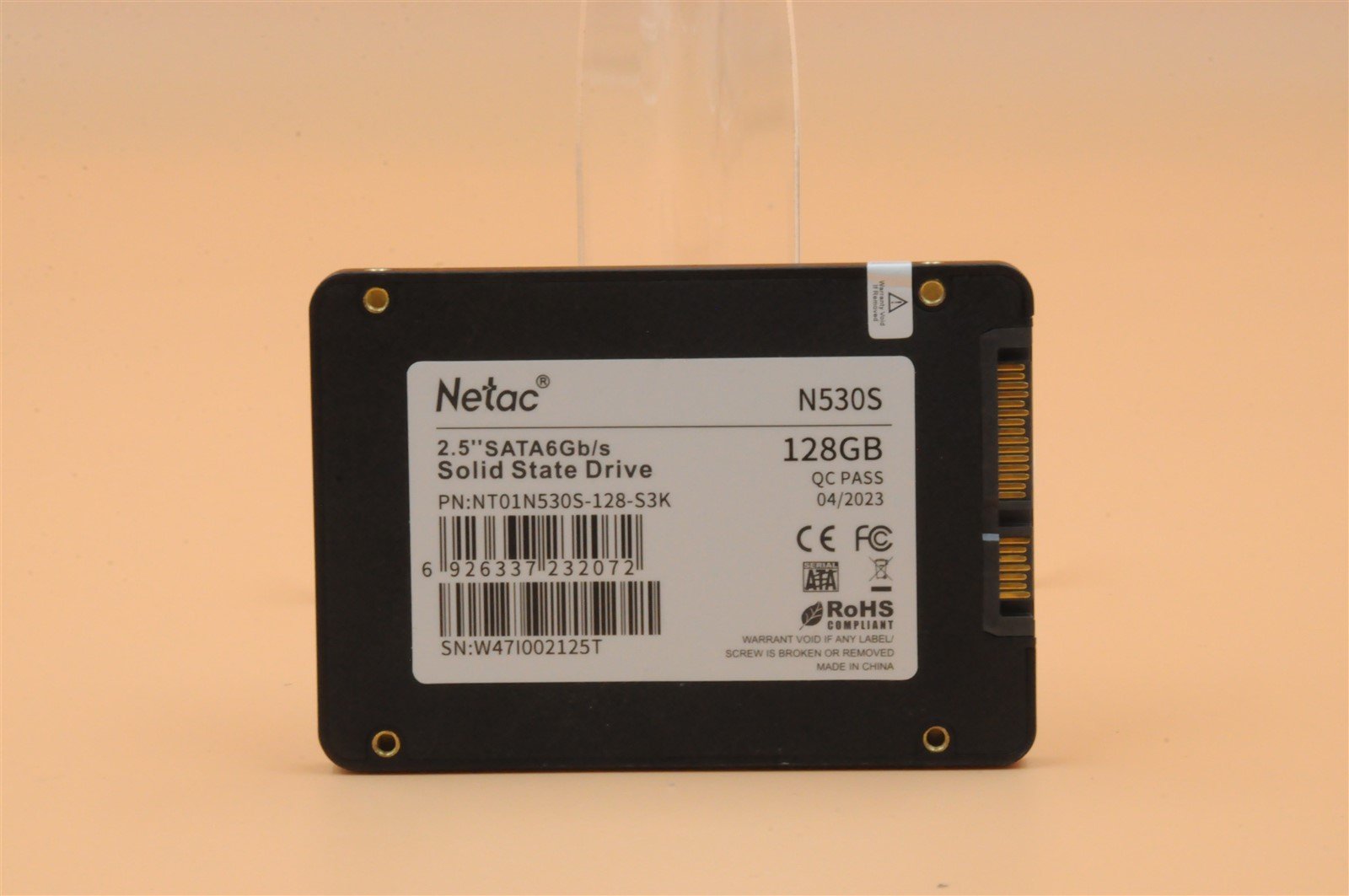 NT01N530S-128-S3K N530S NETAC 128GB 6G SFF 2.5" SATA SOLID STATE DRIVE
