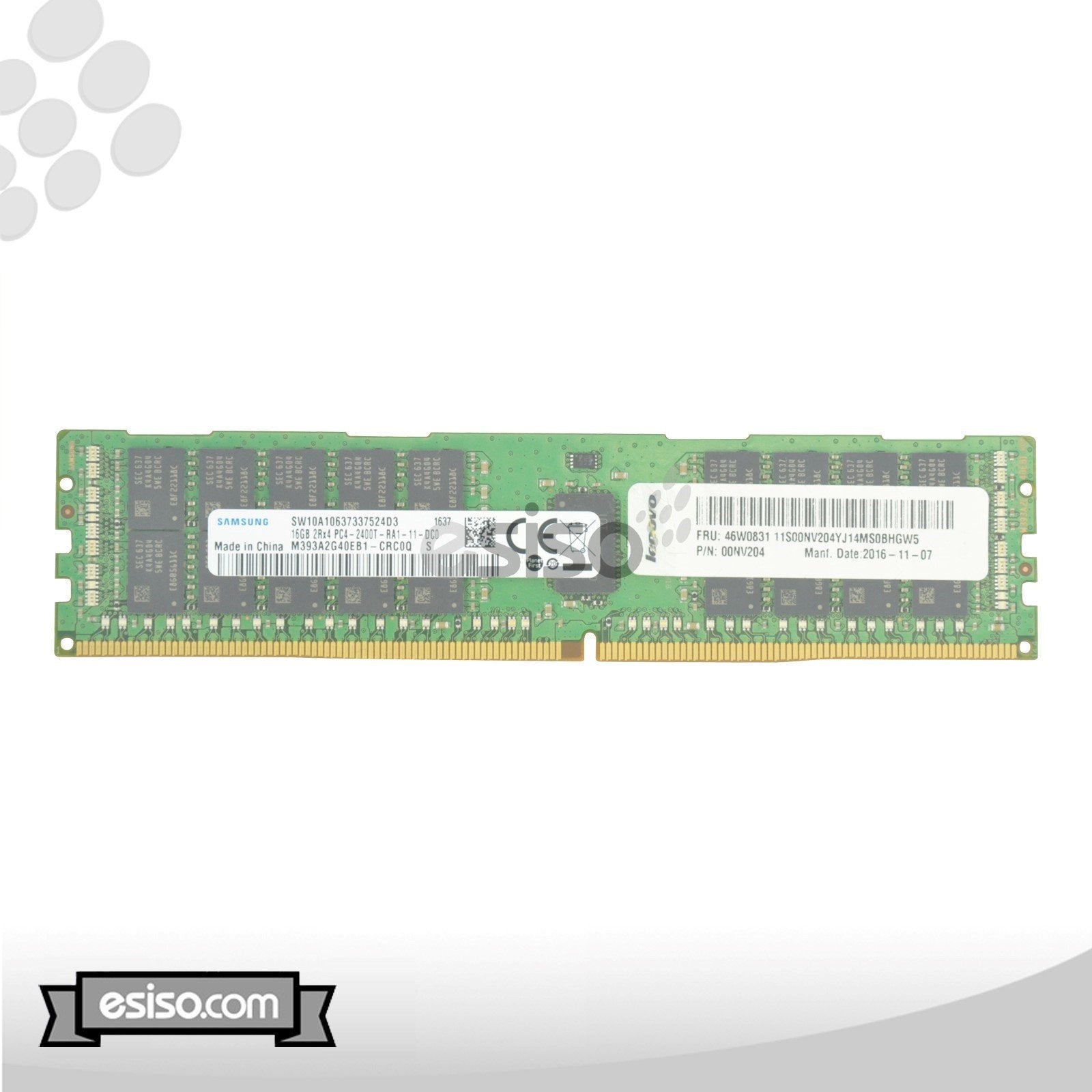 HMA42GR7AFR4N-UH 46W0831 LENOVO/IBM 16GB 2RX4 PC4-2400T MEMORY MODULE (1X16GB)