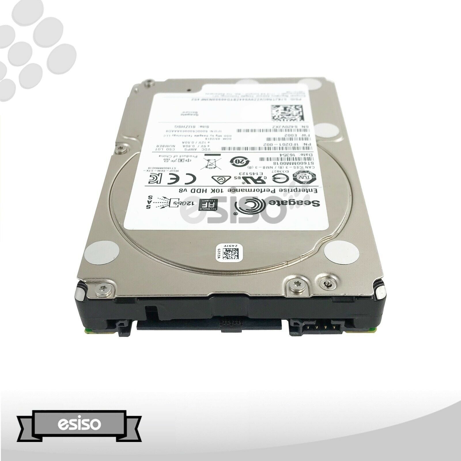 ST600MM0018 SEAGATE 600GB 10K 12G SFF SAS 2.5" HARD DRIVE HDD