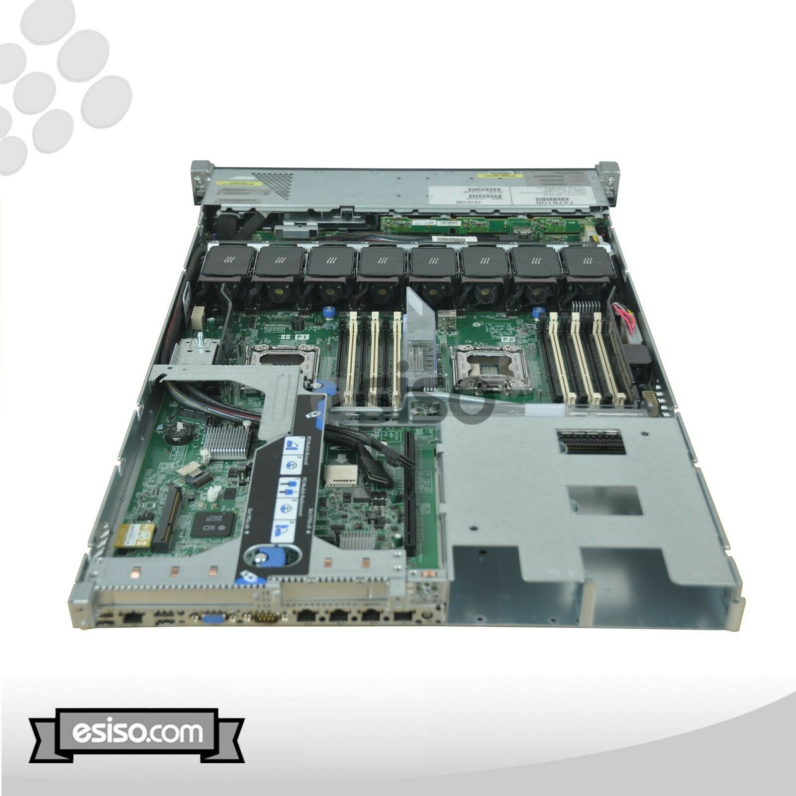 HP ProLiant DL360e G8 Gen8 8SFF 2x 8 CORE E5-2450L 1.8GHz 32GB RAM 4x 300GB P420