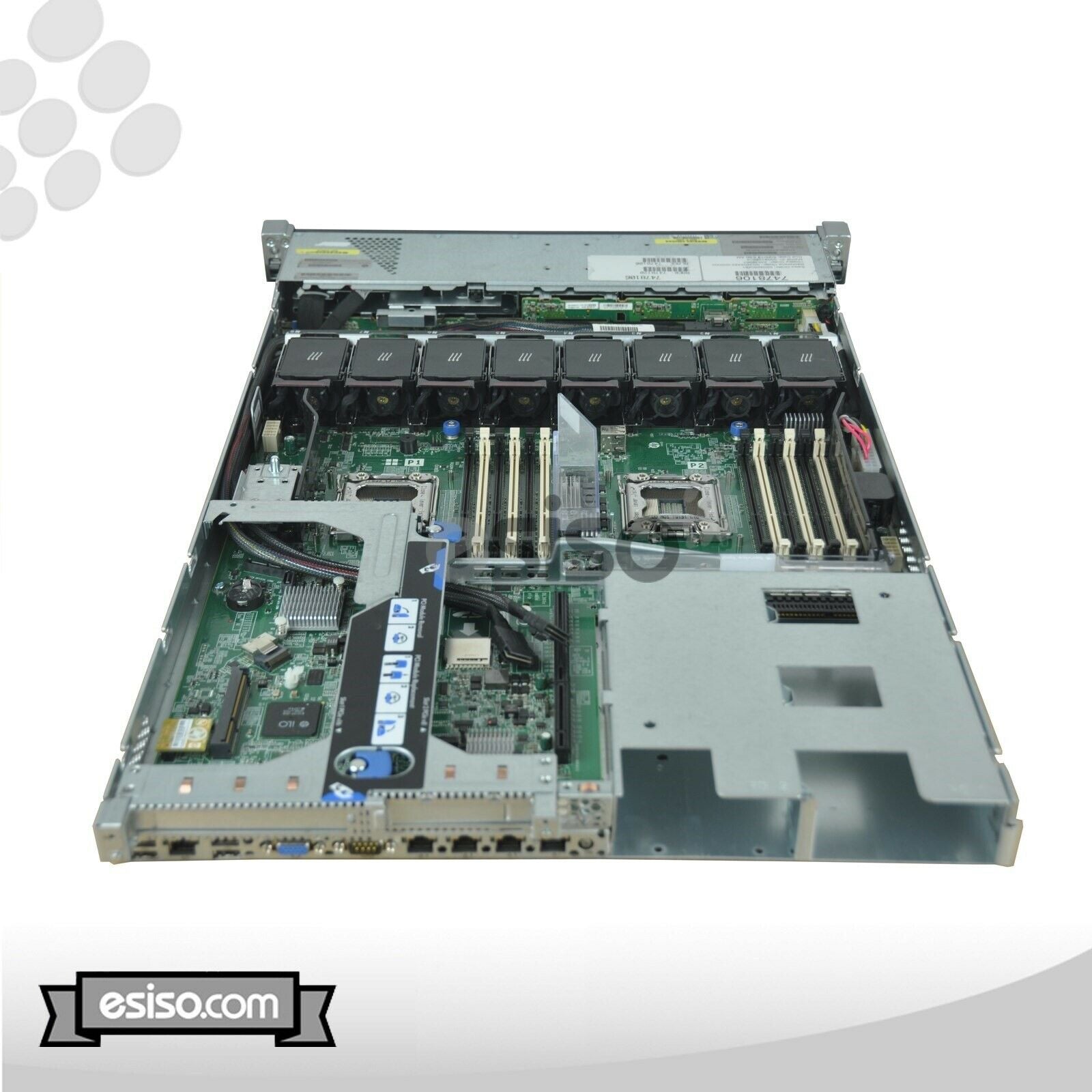 HP ProLiant DL360e Gen8 SFF 2x 8 CORE E5-2450L 1.8GHz 8GB RAM 8x 600GB 10K SAS