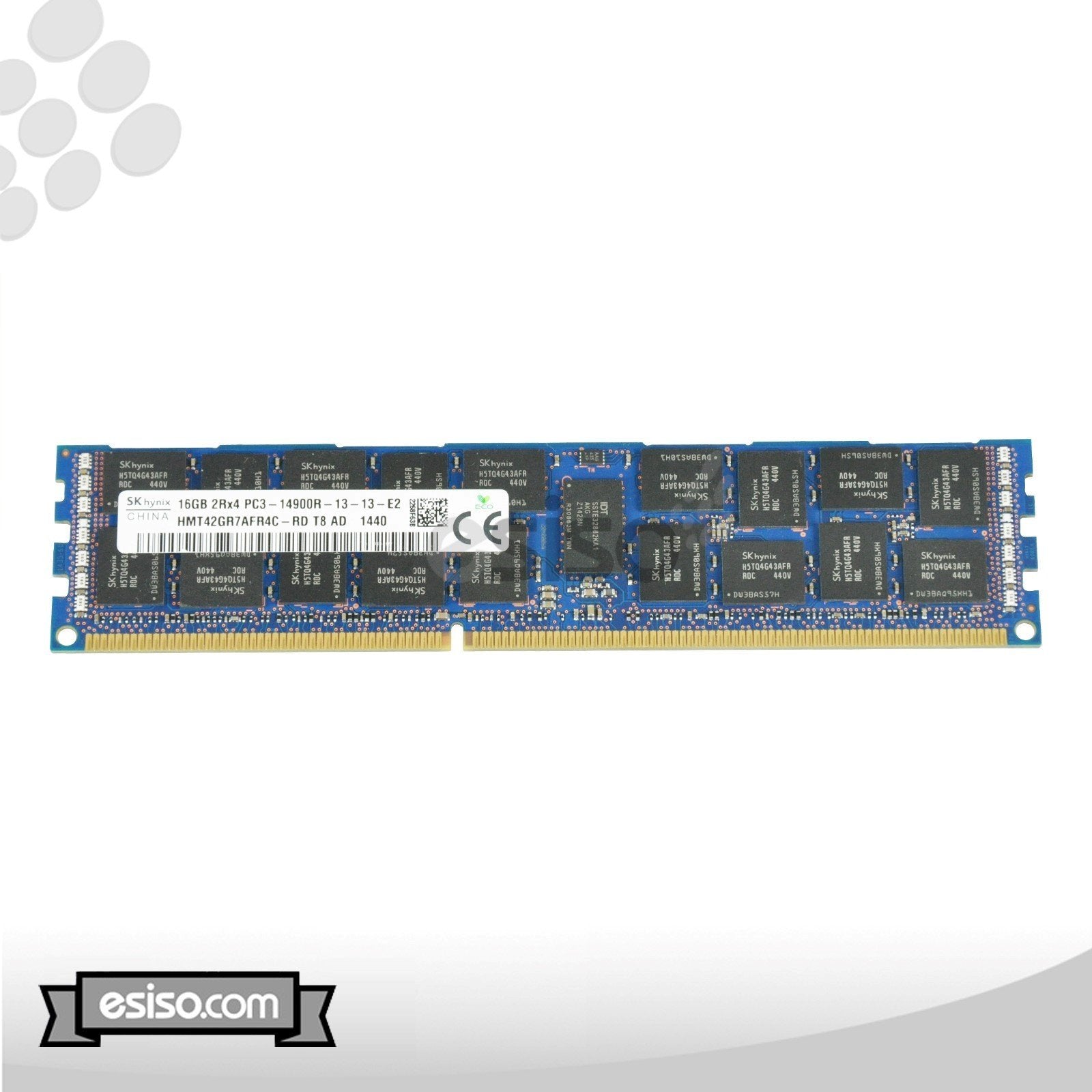 HMT42GR7AFR4C-RD HYNIX 16GB 2RX4 PC3-14900R DDR3 1.5V MEMORY MODULE (1x16GB)