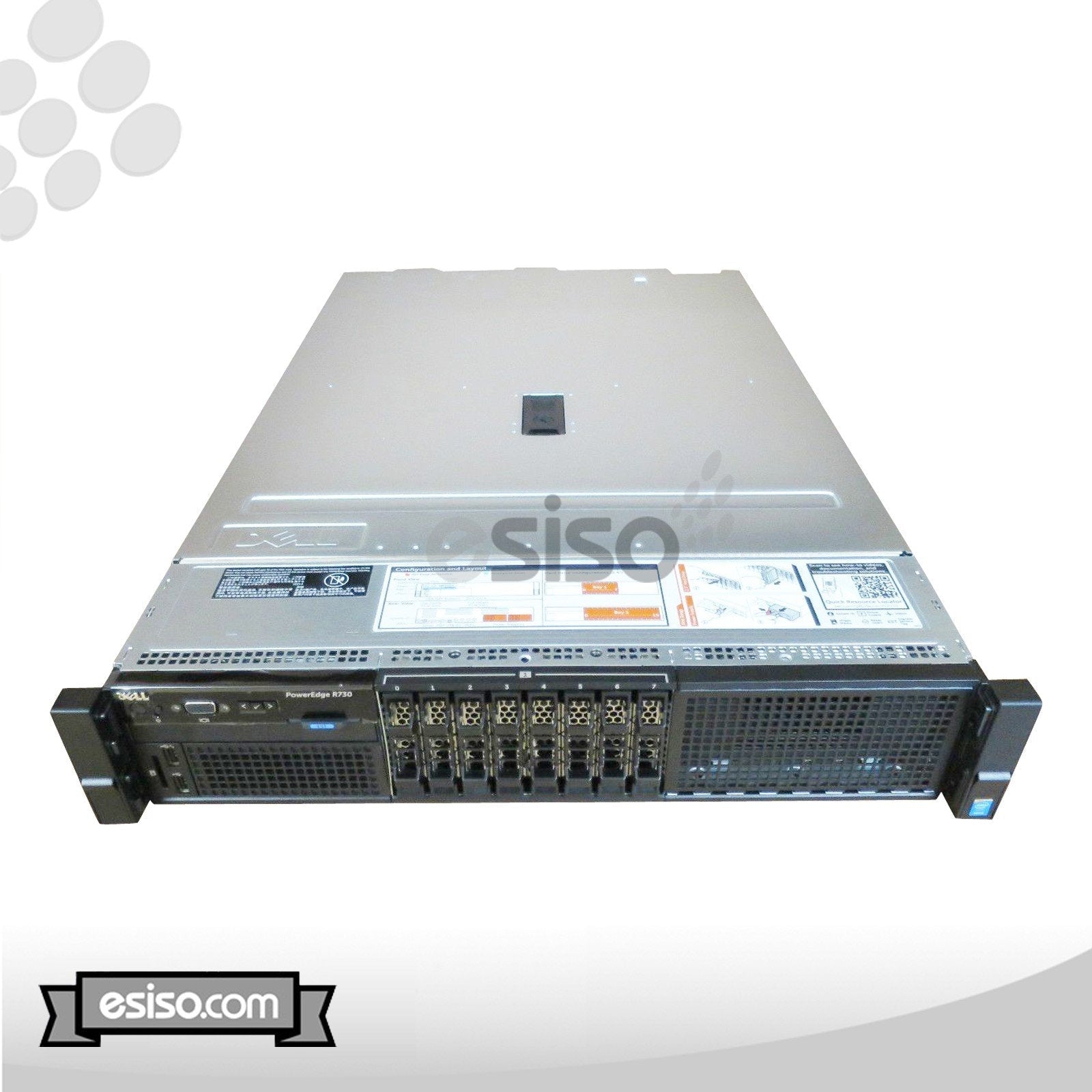 DELL POWEREDGE R730 8SFF 2x 18CORE E5-2697V4 2.3GHz 128GB RAM 4x 1.92TB SSD H730