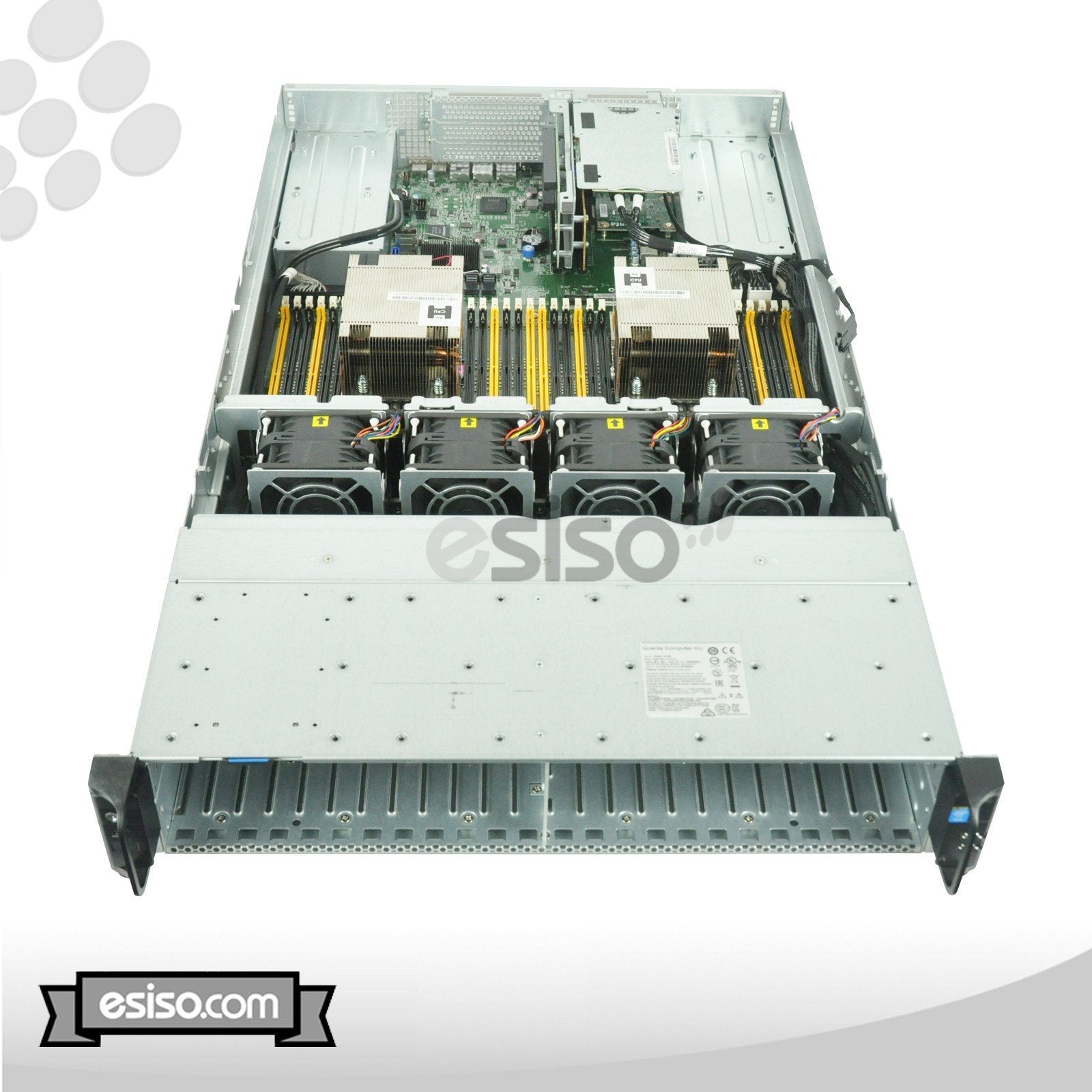 QuantaGrid Server D51B-2U SFF 2x 12 CORE E5-2680V3 2.5GHz 16GB RAM 12x 1TB SATA