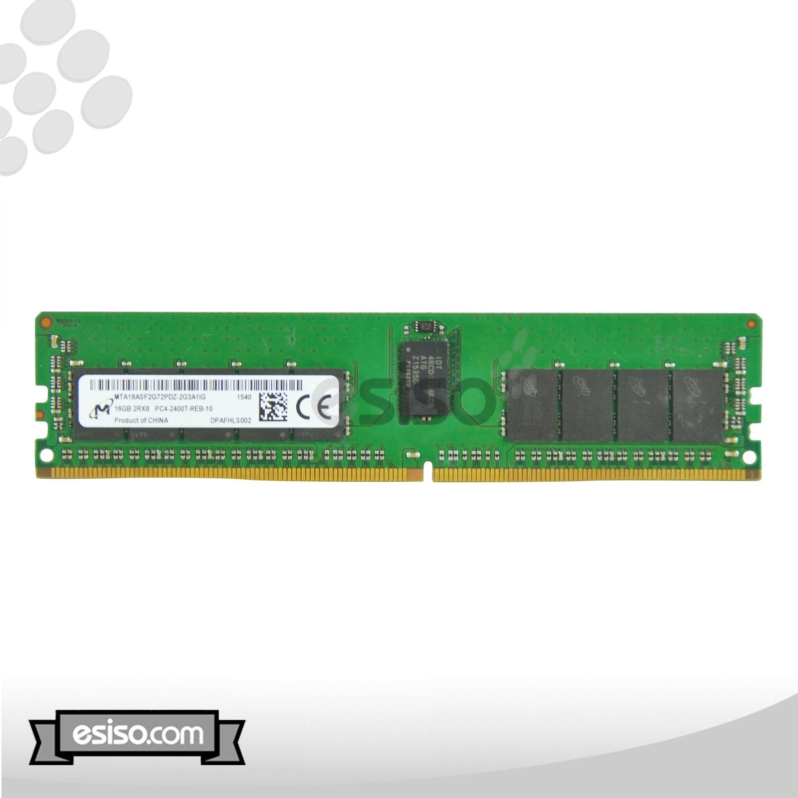 MTA18ASF2G72PDZ-2G3 MICRON 16GB 2RX8 PC4-2400T DDR4 MEMORY MODULE (1x16GB)