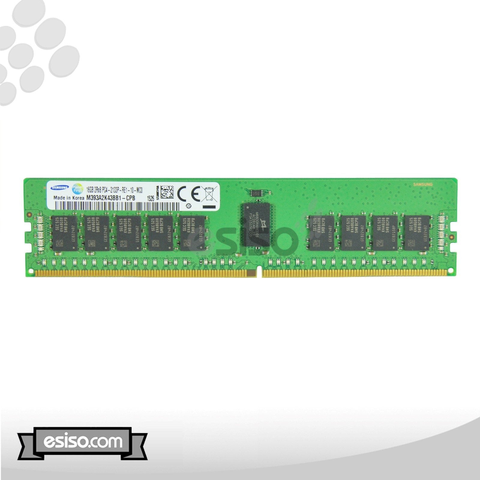 M393A2K43BB1-CPB SAMSUNG 16GB 2RX8 PC4-2133P DDR4 MEMORY MODULE (1x16GB)