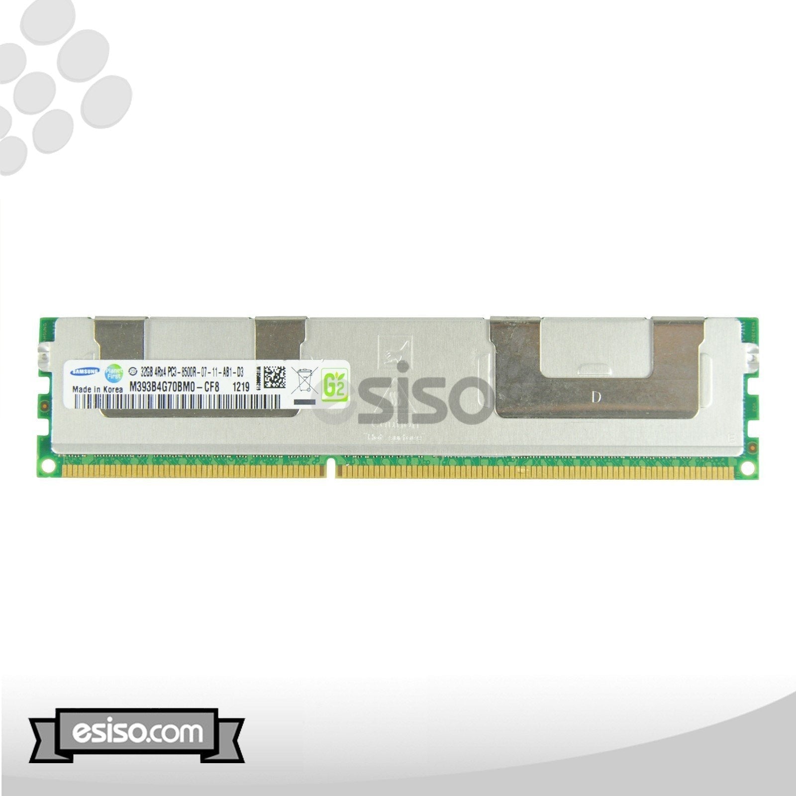 M393B4G70BM0-CF8 SAMSUNG 32GB 4RX4 PC3-8500R 1.5V DDR3 MEMORY MODULE (1x32GB)