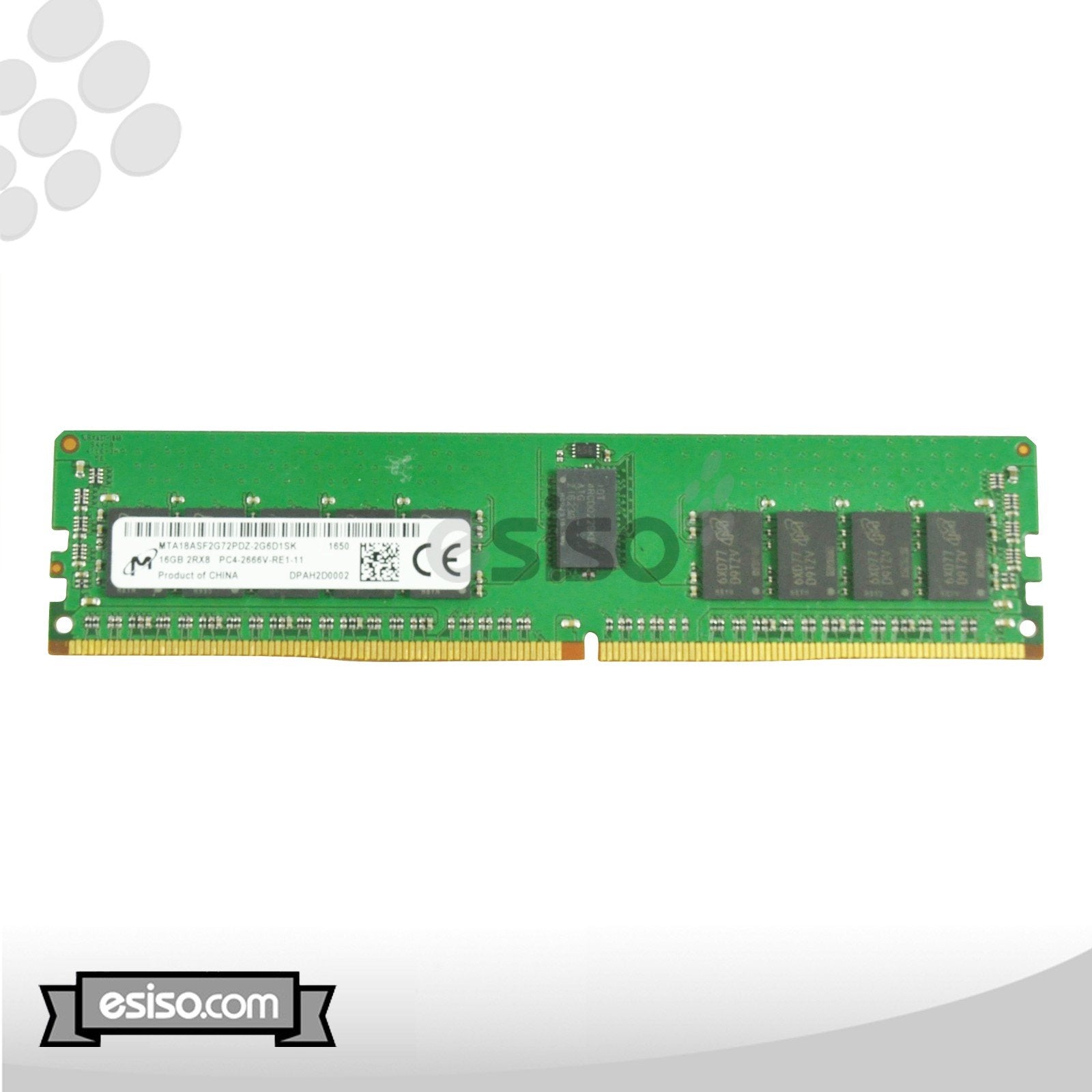 MTA18ASF2G72PDZ-2G6 MICRON 16GB 2RX8 PC4-2666V DDR4 MEMORY MODULE(1X16GB)