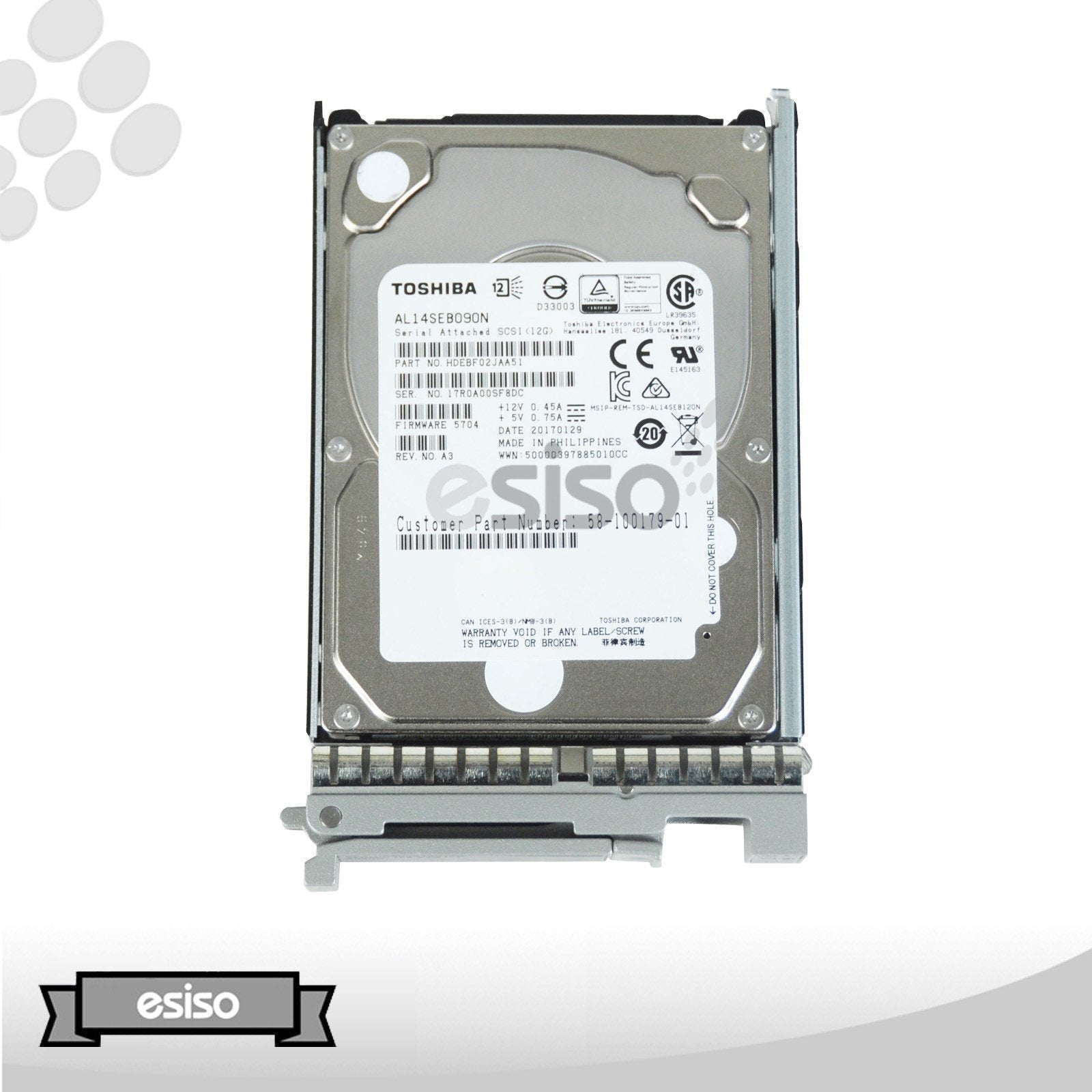 UCS-HD900G10K12G AL14SEB090N CISCO 900GB 10K 12G SFF 2.5" SAS HARD DRIVE