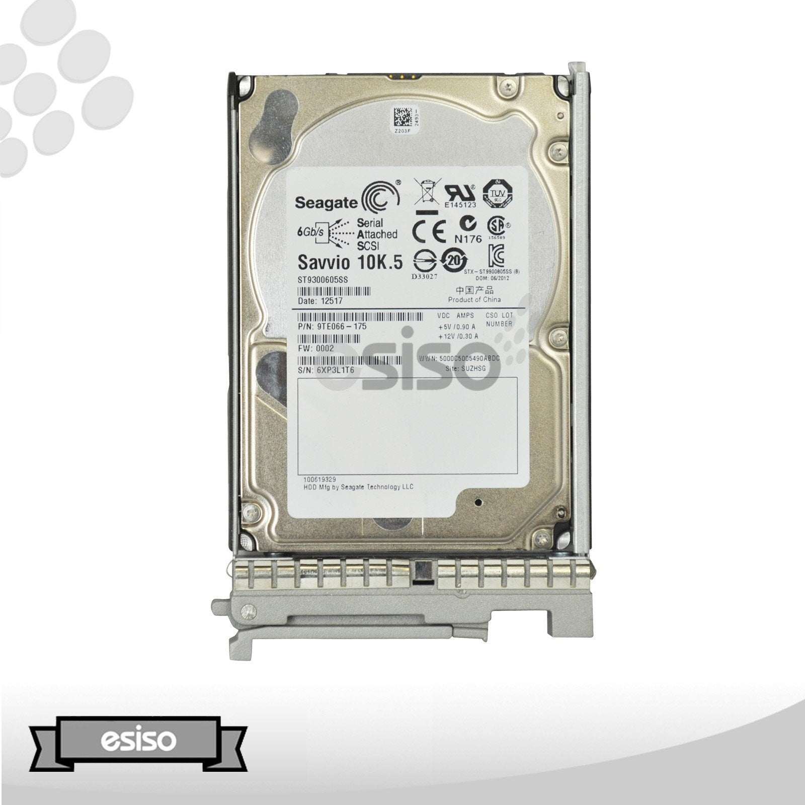 LOT OF 2 A03-D300GA2 ST9300605SS CISCO 300GB 10K 6G SFF 2.5" SAS HDD HARD DRIVE