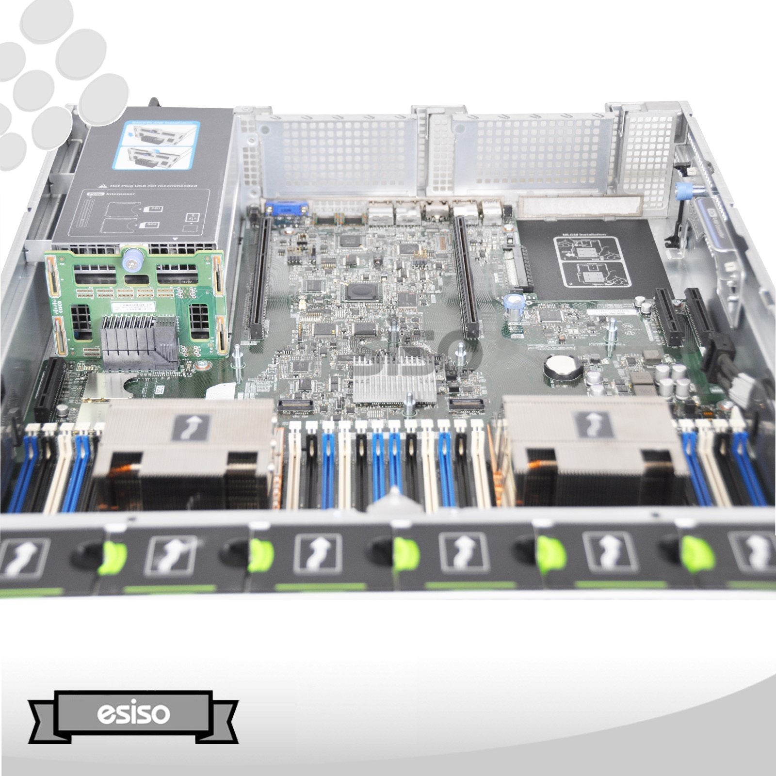 CISCO UCS C240 M4 8SFF SERVER 2x 6 CORE E5-2620V3 2.4GHz 16GB RAM 8xTRAY NO RAIL