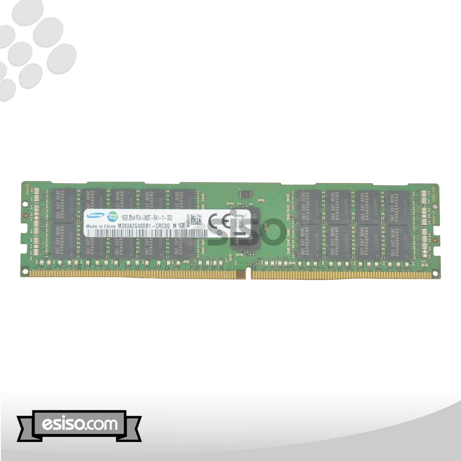 M393A2G40DB1-CRC SAMSUNG 16GB 2RX4 PC4-2400T DDR4 1.2V MEMORY MODULE (1X16GB)