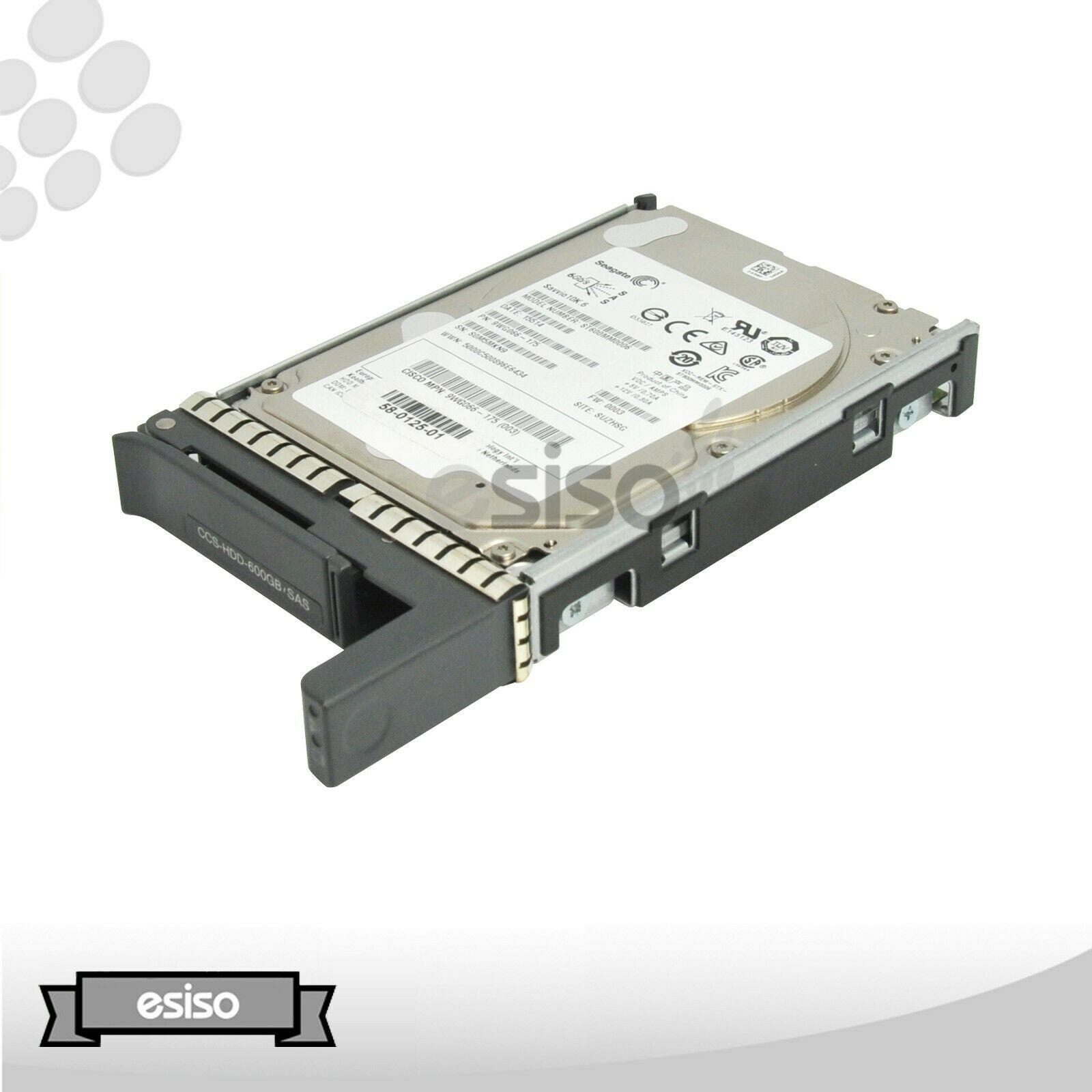 CCS-HDD-600GB/SAS ST600MM0006 CISCO 600GB 10K 6G SFF 2.5" SAS HARD DRIVE