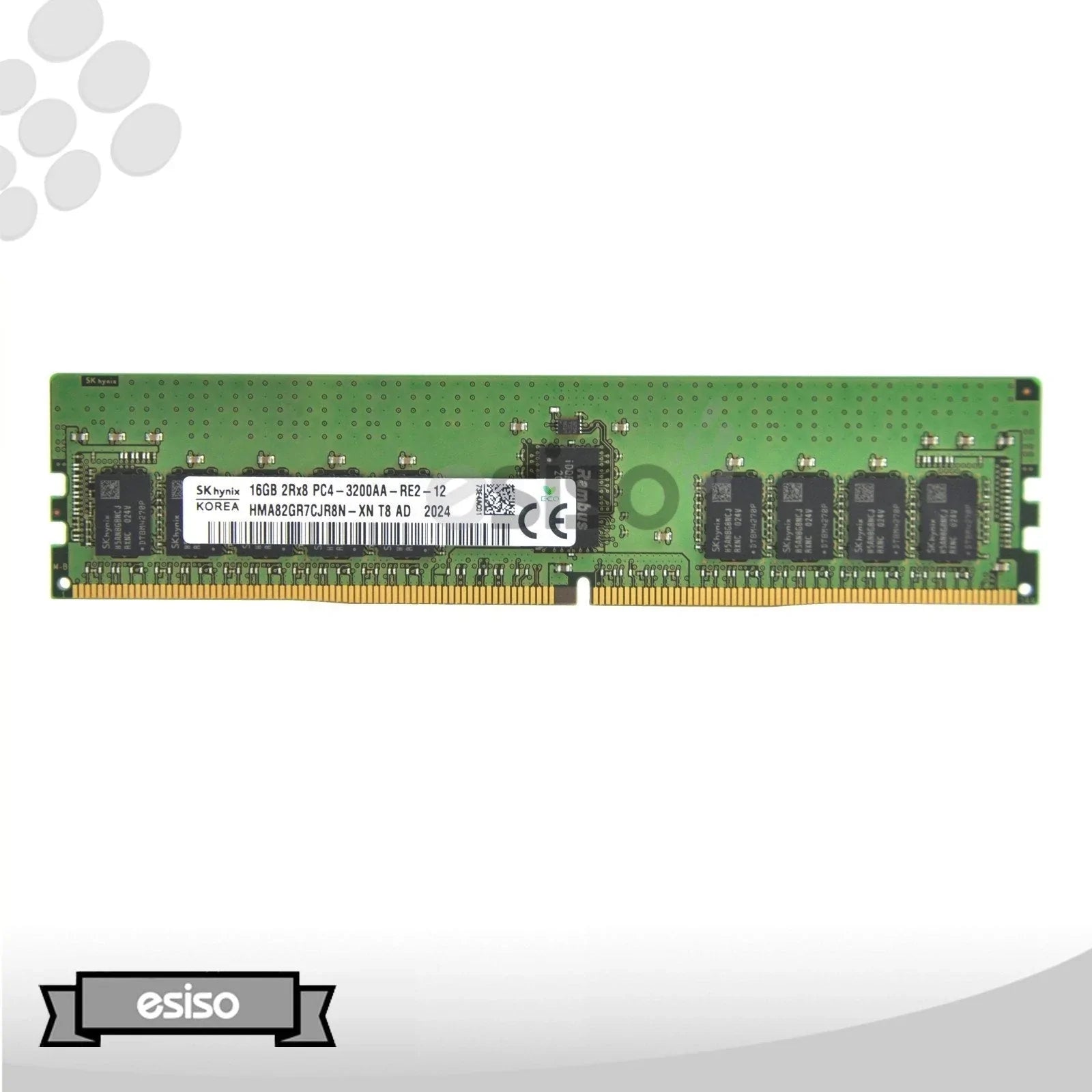HMA82GR7CJR8N-XN HYNIX 16GB 2RX8 PC4-3200AA DDR4 1.2V MEMORY MOUDLE (1x16GB)