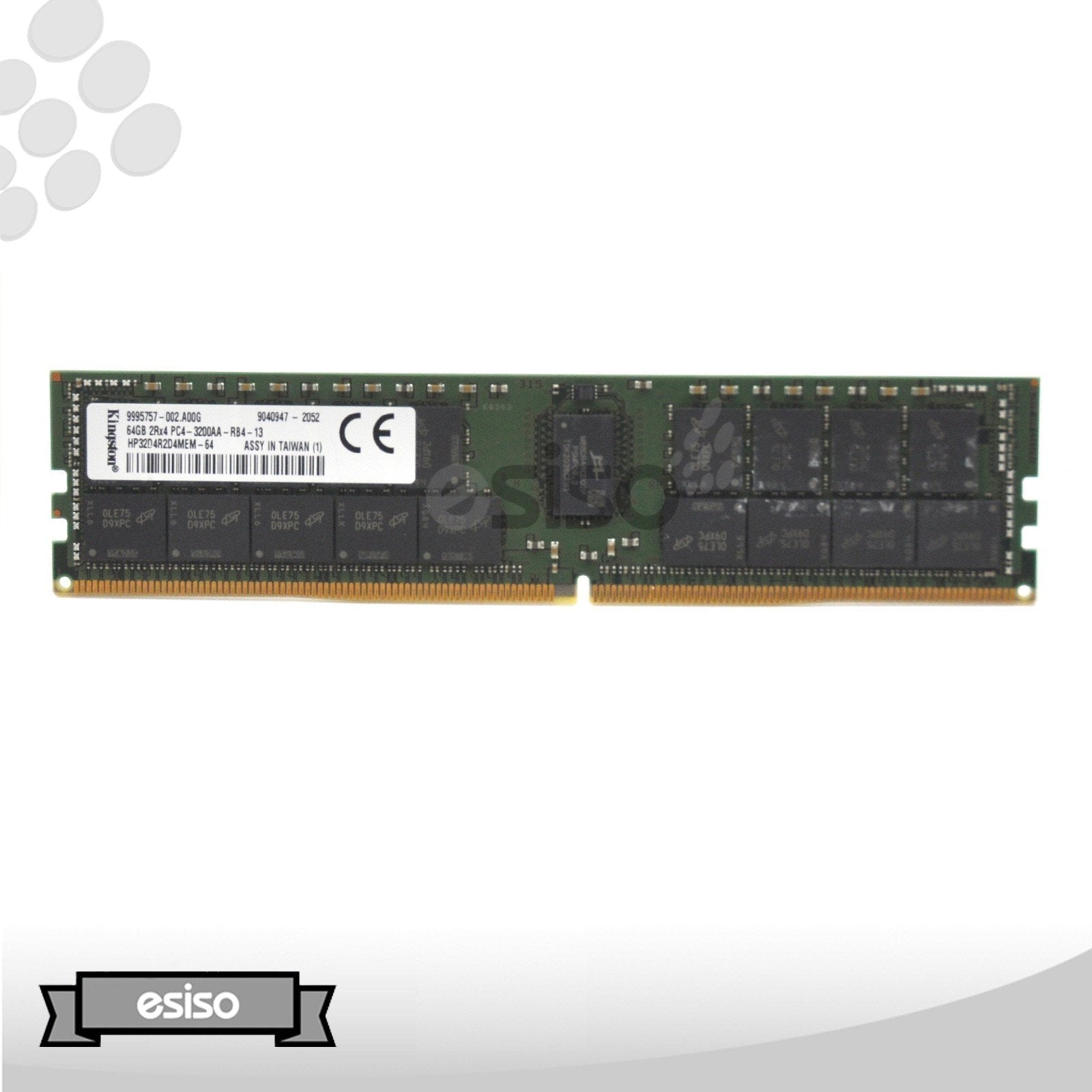HP32D4R2D4MEM-64 KINGSTON 64GB 2RX4 PC4-3200AA DDR4 MEMORY MODULE (1x64GB)