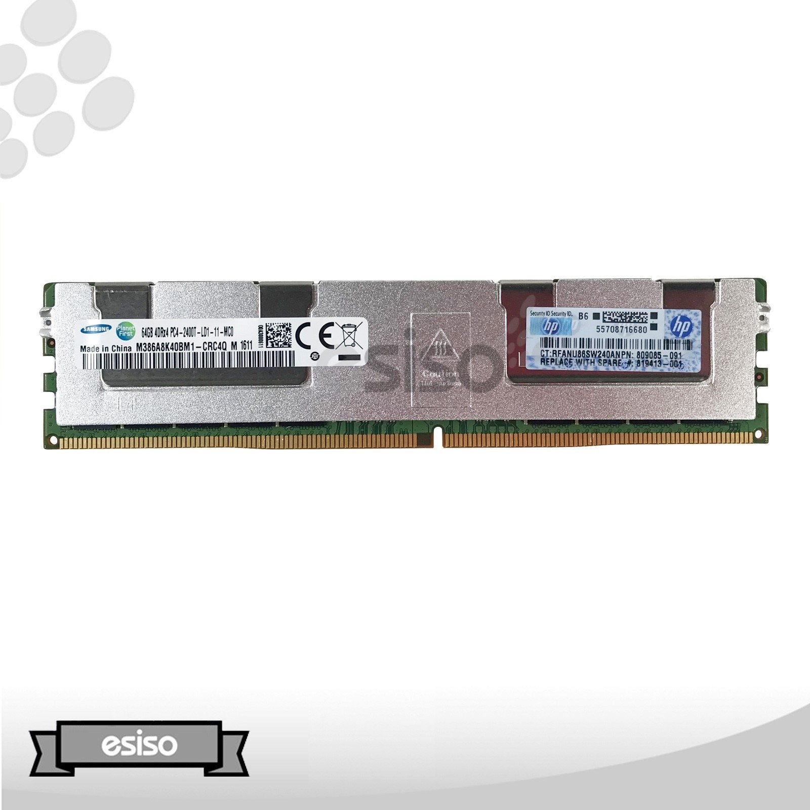M386A8K40BM1-CRC HPE 64GB 4RX4 PC4-2400T-L DDR4 MEMORY (1x64GB) 809085-091